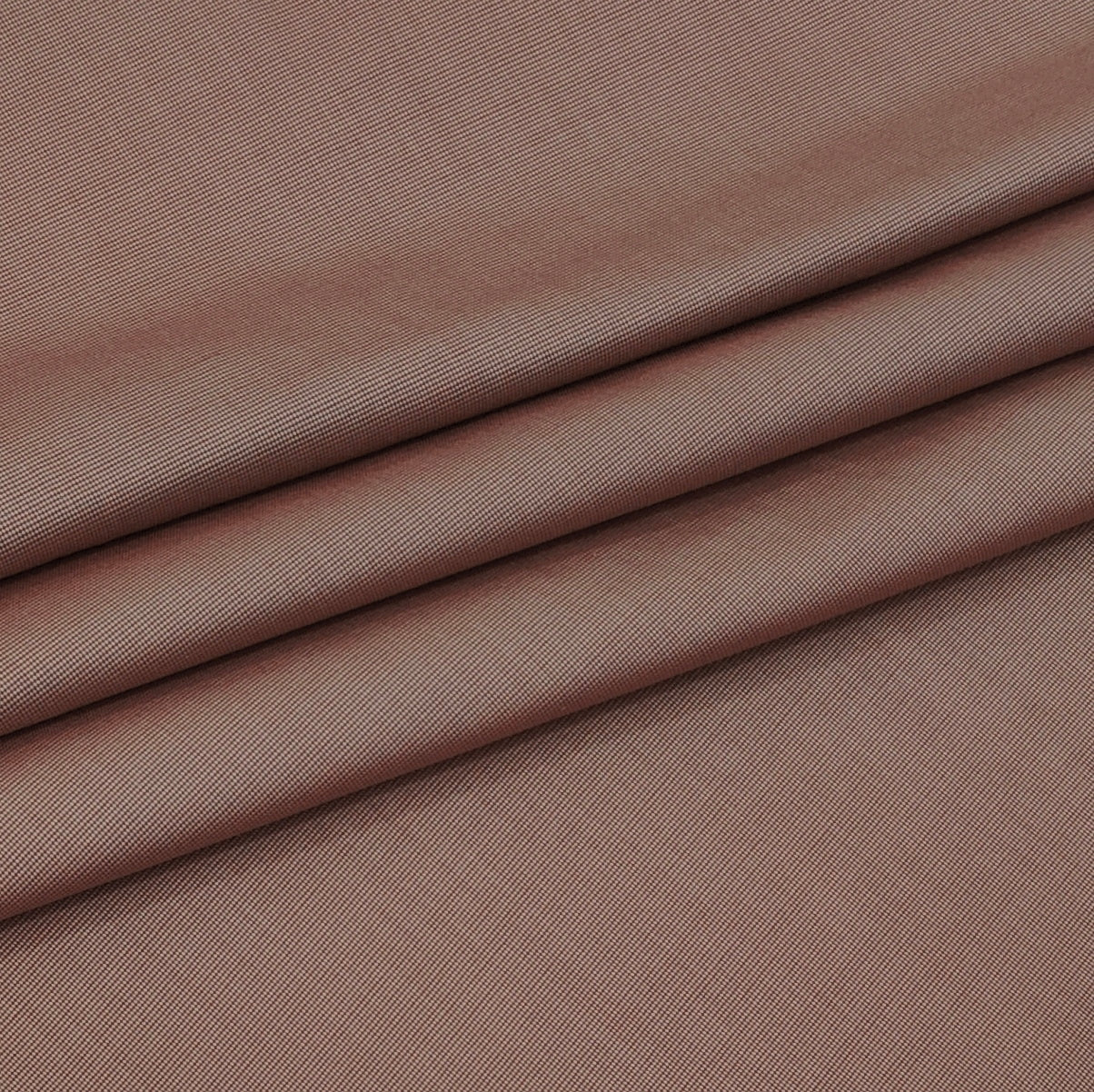Shirt Fabric Soktas 100% Cotton Oxford Weave Colour Dusty Rose Brown